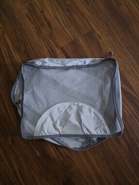 NWT BAGSMART Hanging Garment Travel Bag Organizer Bluegray Foldable Suit Carrier